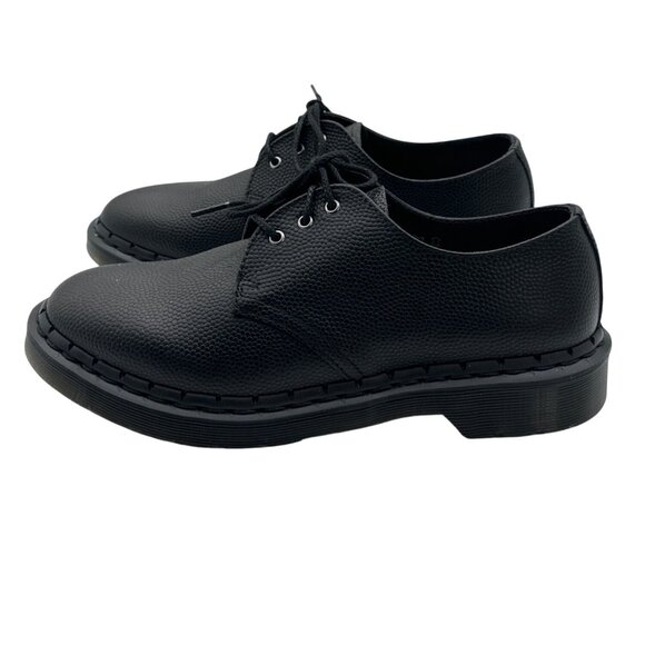 Dr. Martens Size M8 / W9 Black Leather Lace-Up Oxford Shoes - Picture 2 of 11